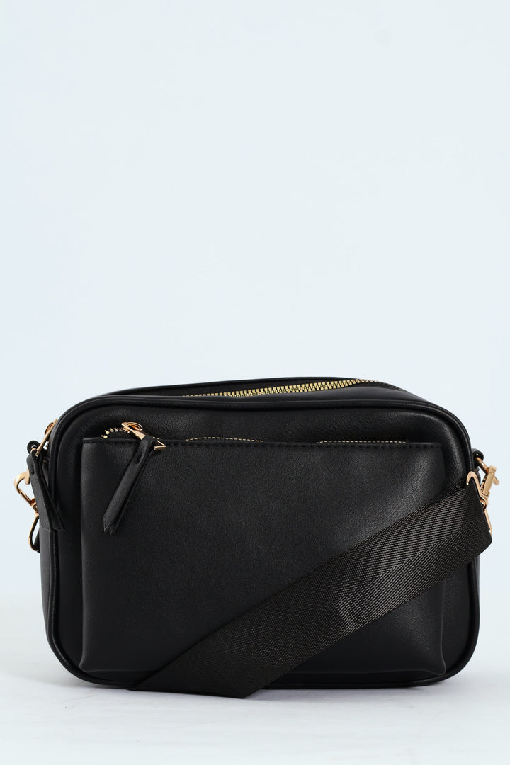 Front Pocket Camera Bag - Black