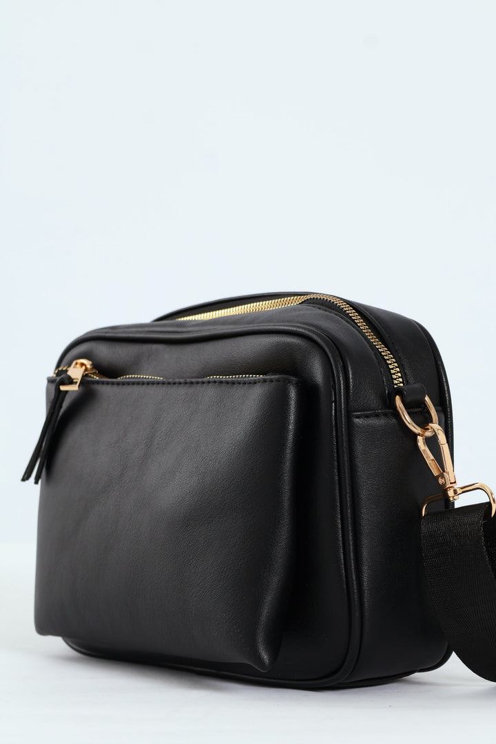 Front Pocket Camera Bag - Black