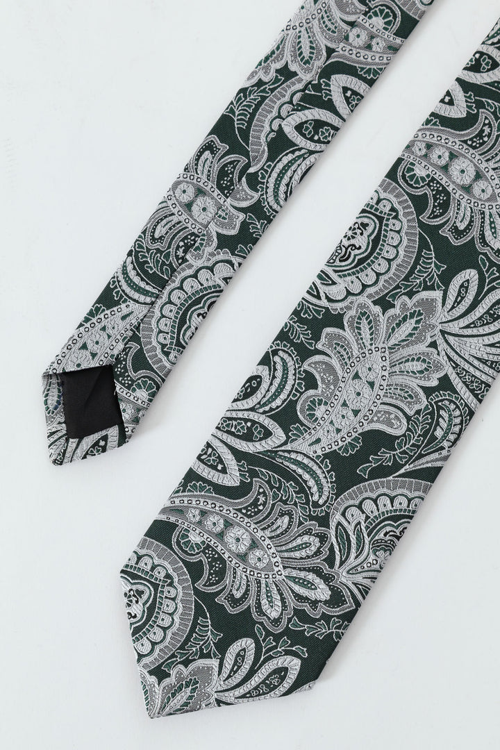 Paisley Tie - Dark Green