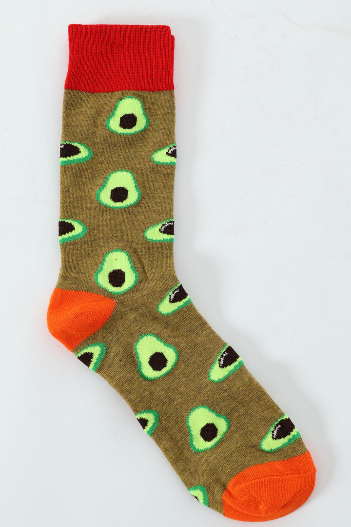 Single Anklet Socks - Olive