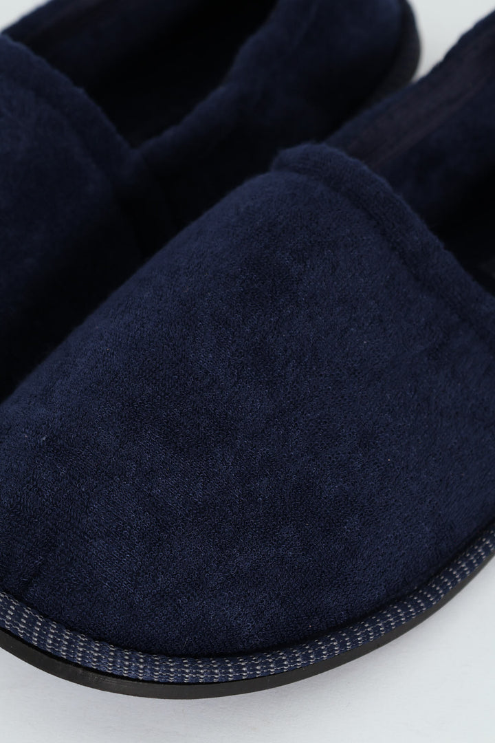 Basic Closed Back Slipper - Navy