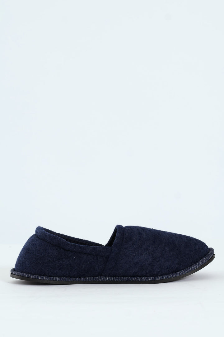Basic Closed Back Slipper - Navy