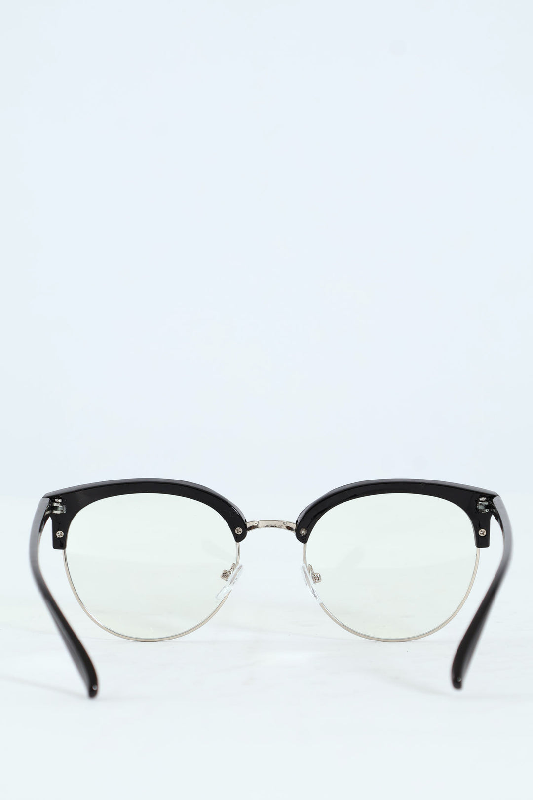 Clubmaster Sunglasses With Blue Block Lens - Black