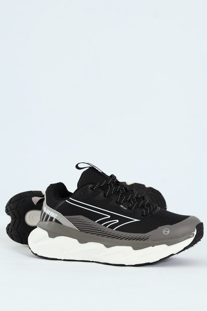 Komodo Lace Up Trainer - Black