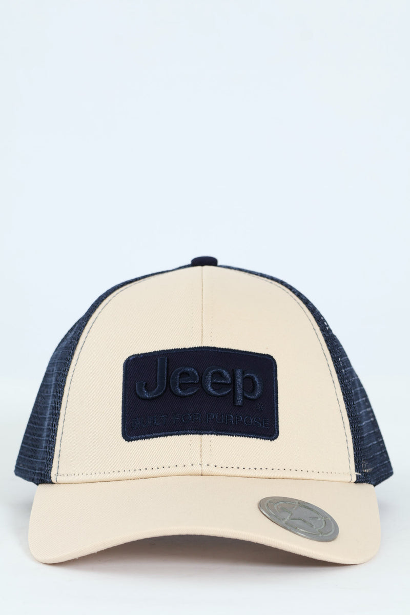 Bottle Opener Trucker Cap - Stone
