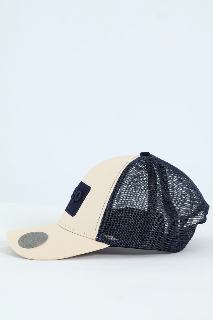 Bottle Opener Trucker Cap - Stone