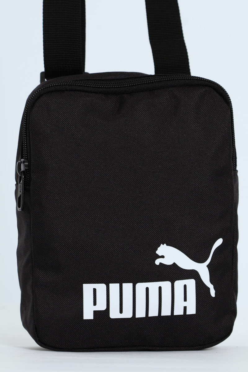 Phase Portable Crossbody Bag - Black