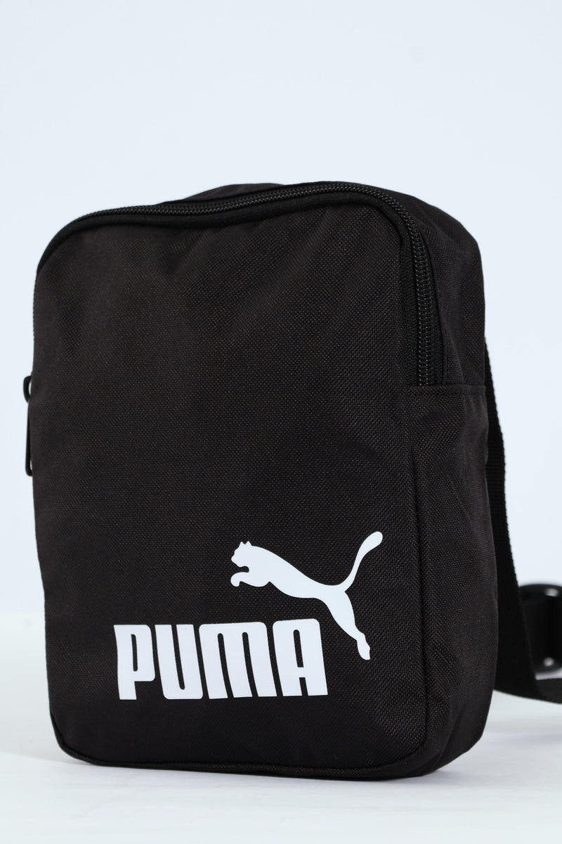 Phase Portable Crossbody Bag - Black