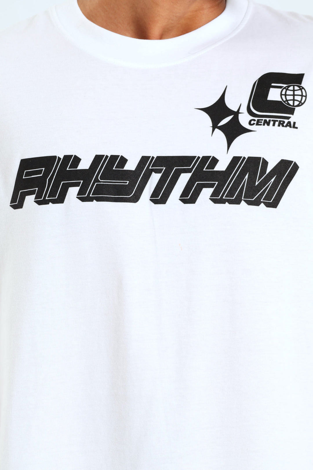 Rhythm Print Tee - White