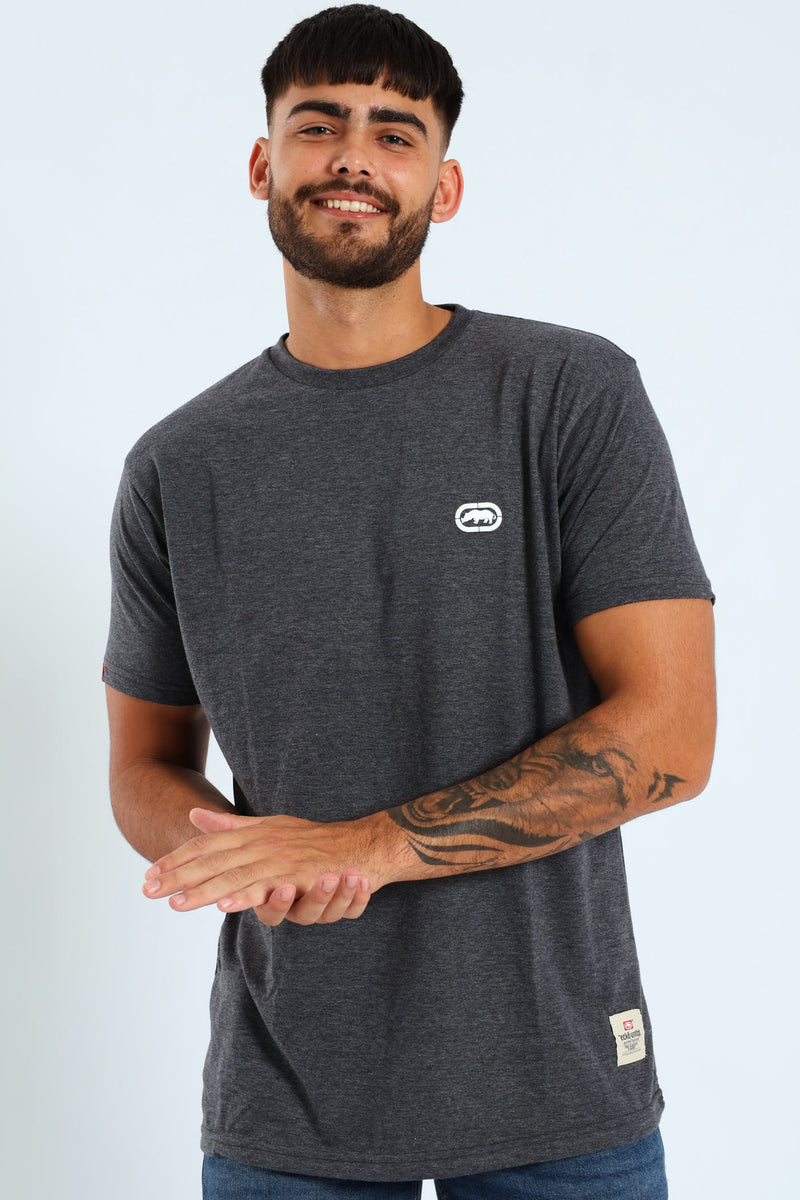 Never Out Tee - Charcoal Melange