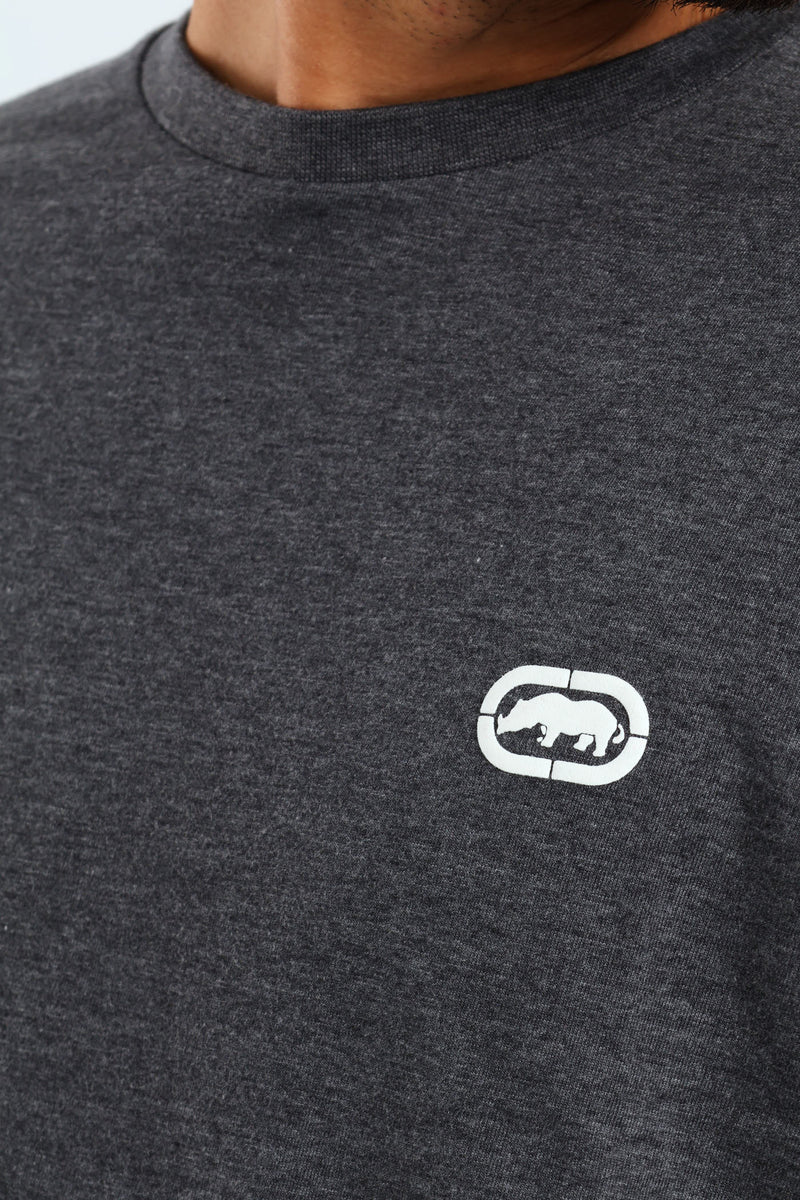 Never Out Tee - Charcoal Melange