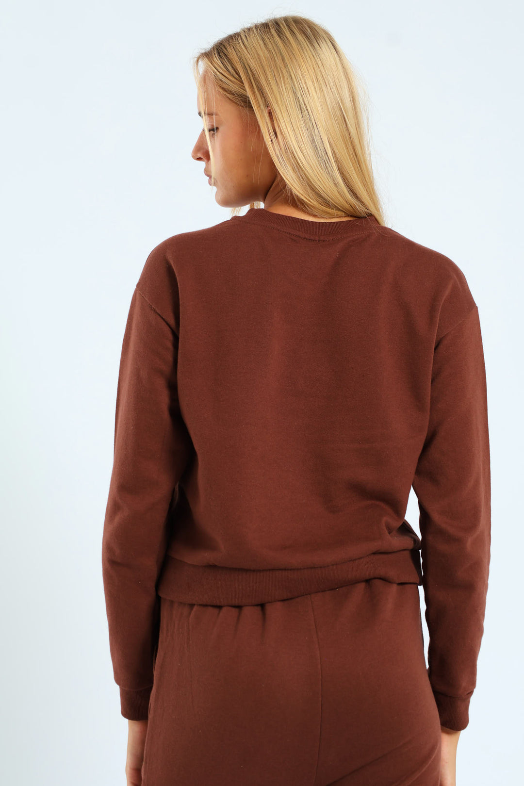 Girls Fleece Top - Brown
