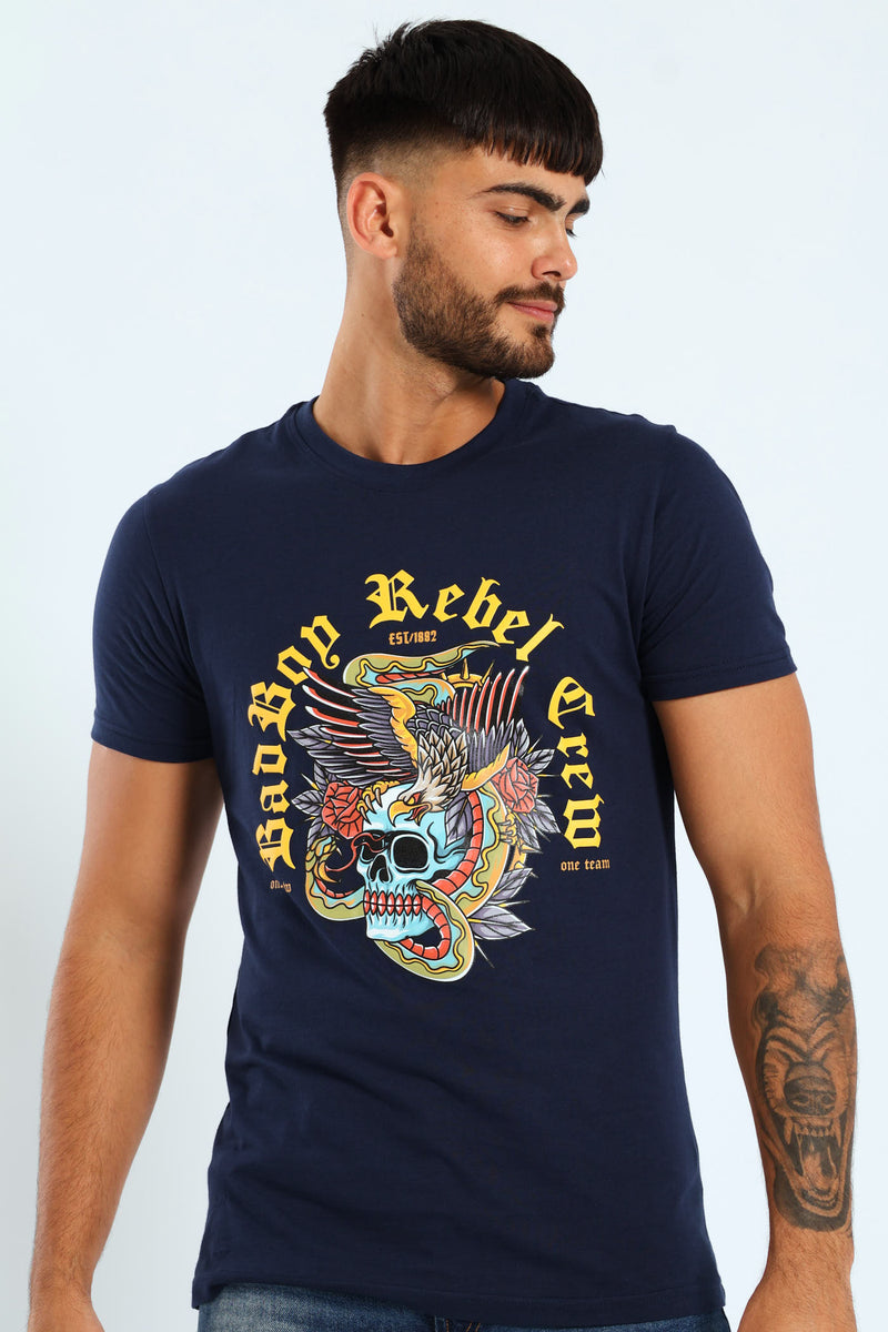 Rebel Tee - Navy