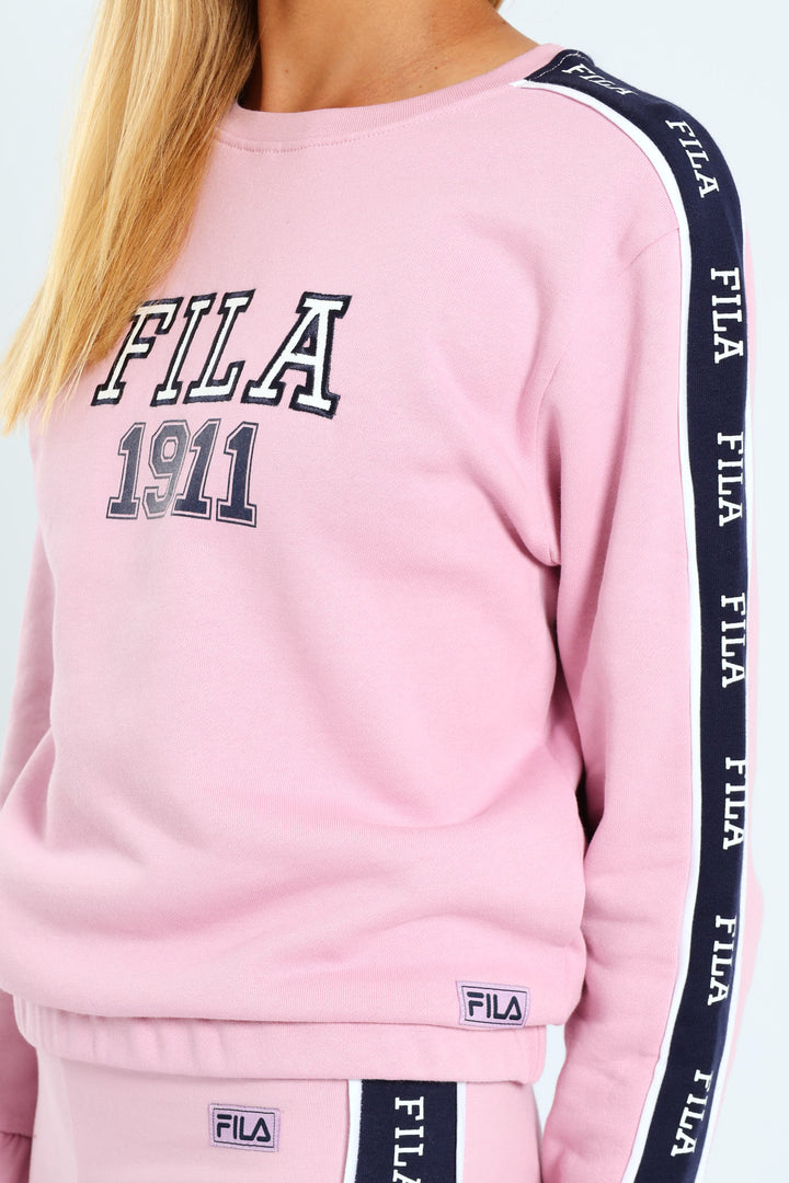 Girls Wendy Fleece Sweatshirt - Pink