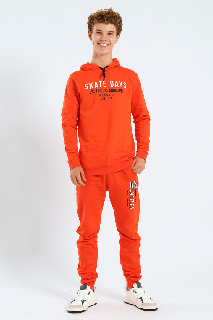 Boys Skate Days Hoody - Orange