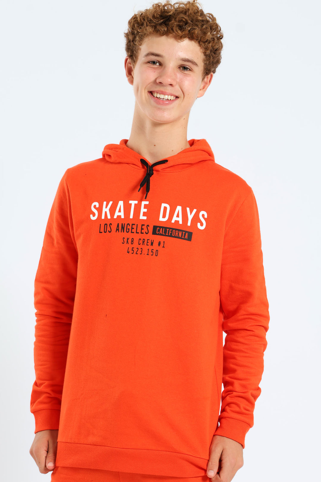 Boys Skate Days Hoody - Orange