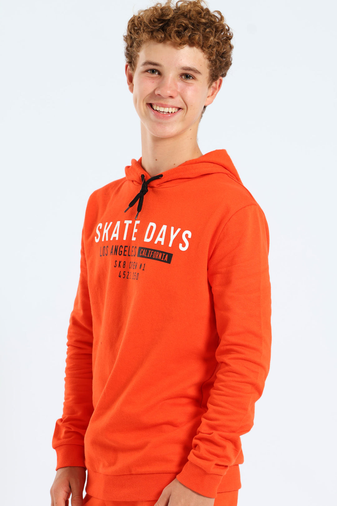 Boys Skate Days Hoody - Orange