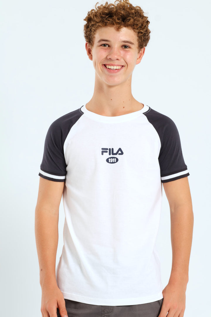 Boys Alphine Tee - White