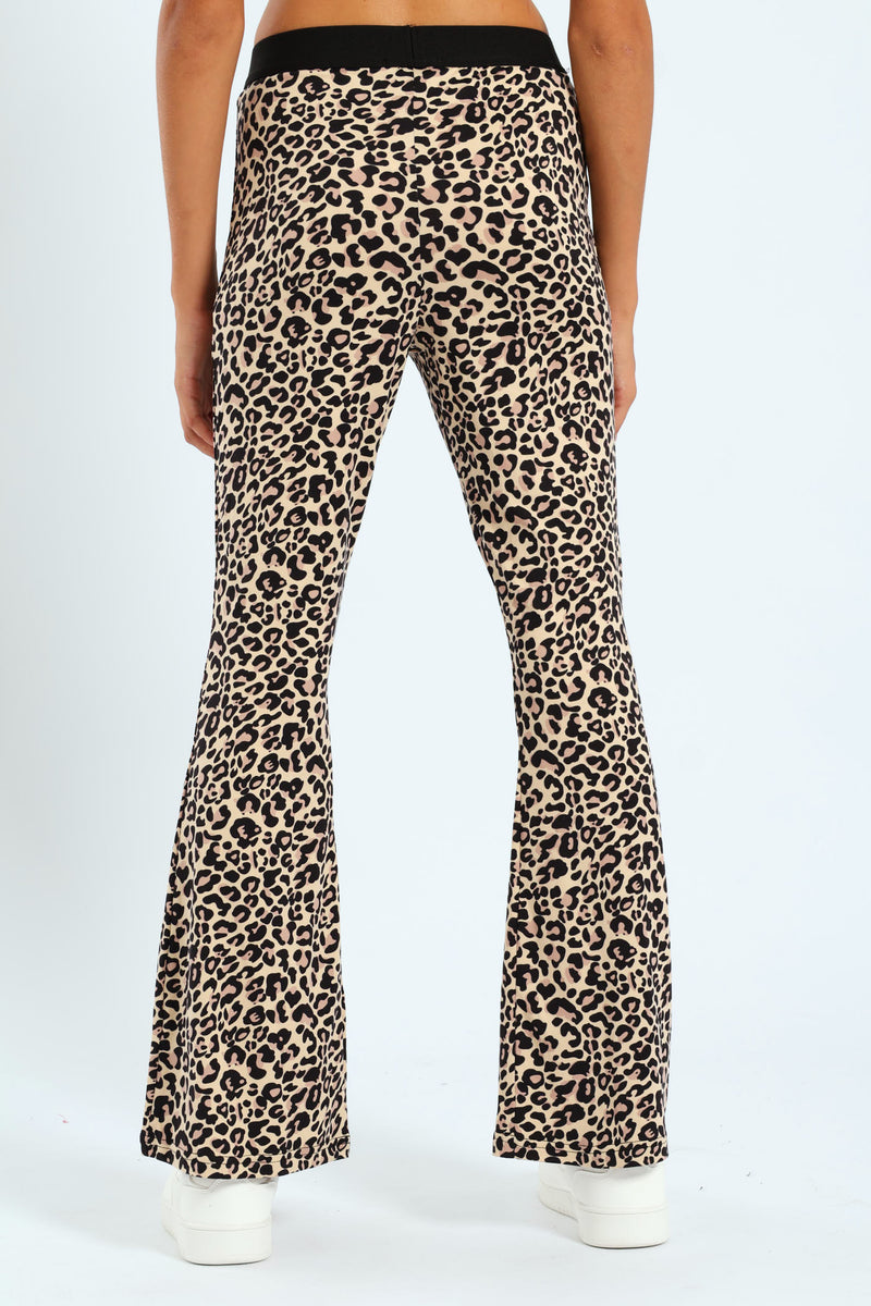 Girls Leopard Print Pants