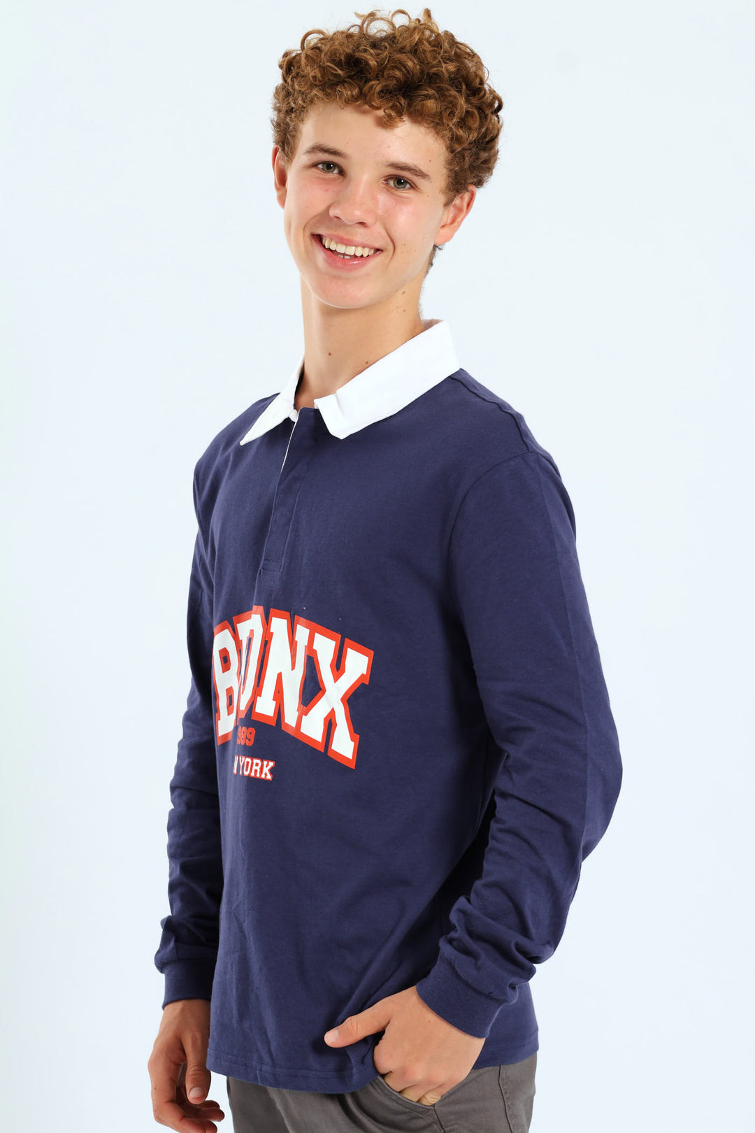 Boys Bronx Rugby Golfer - Navy