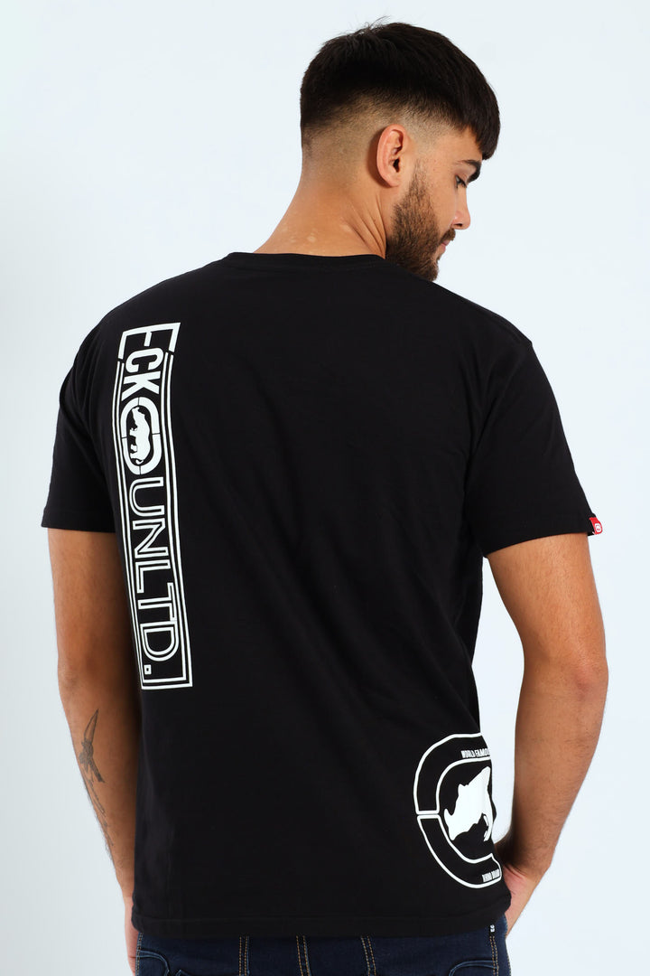 Multi Badge Tee - Black