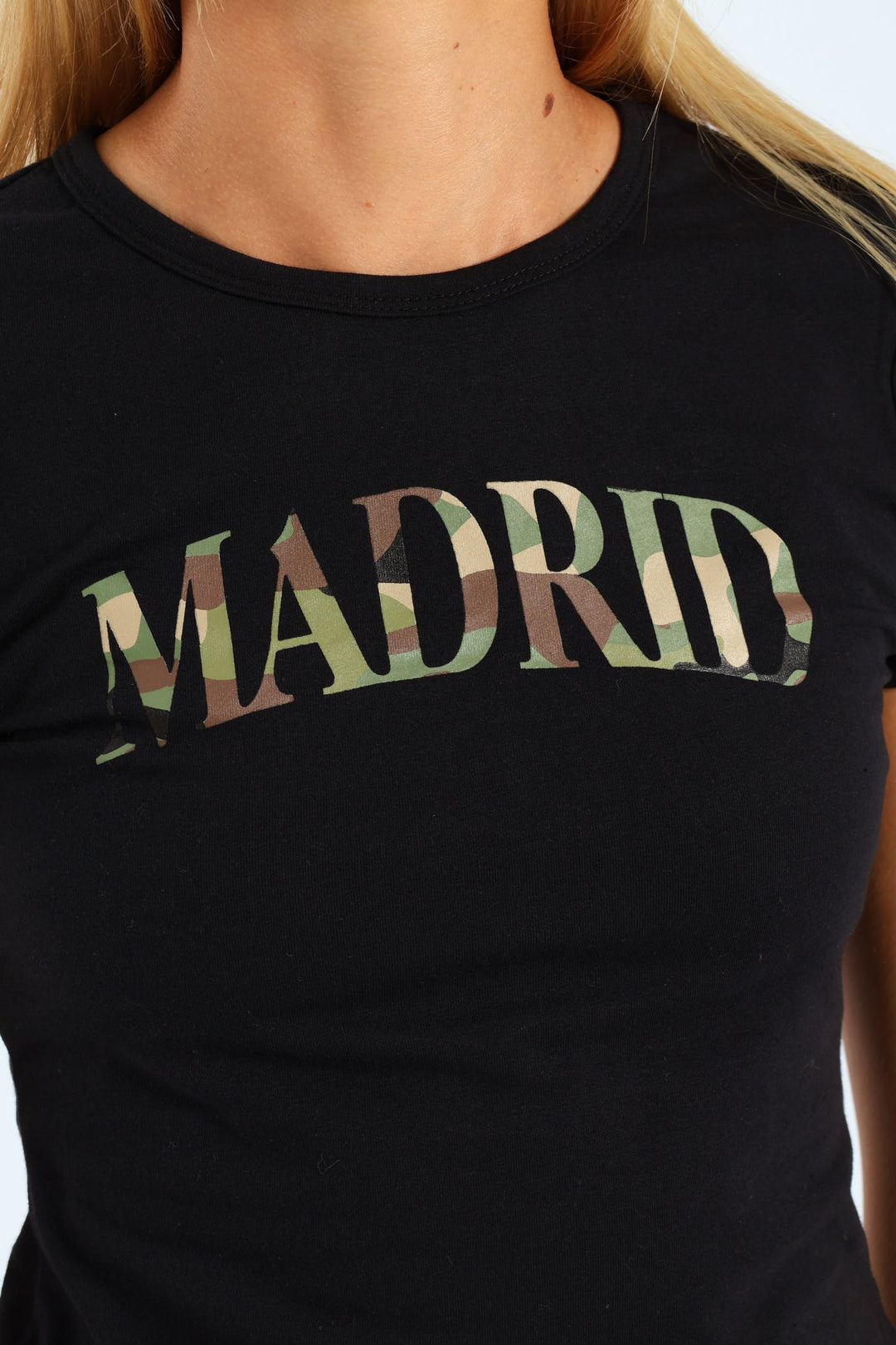 Girls Regular Tee - Black