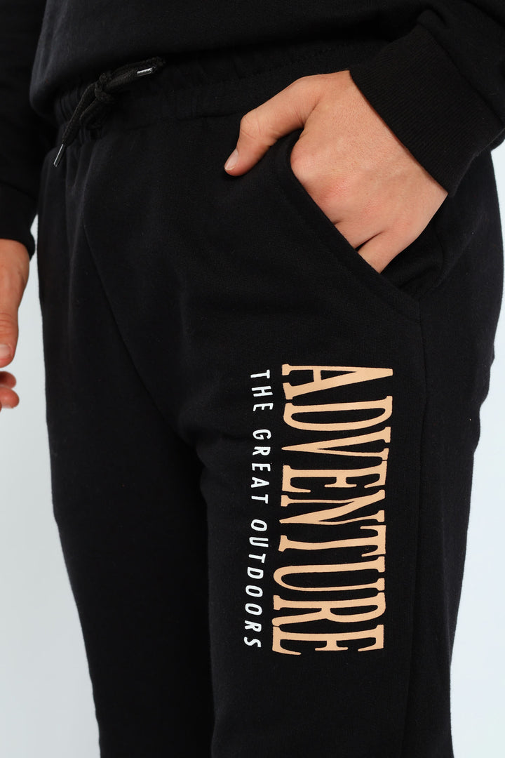 Boys Yellowstone Park Jogger - Black