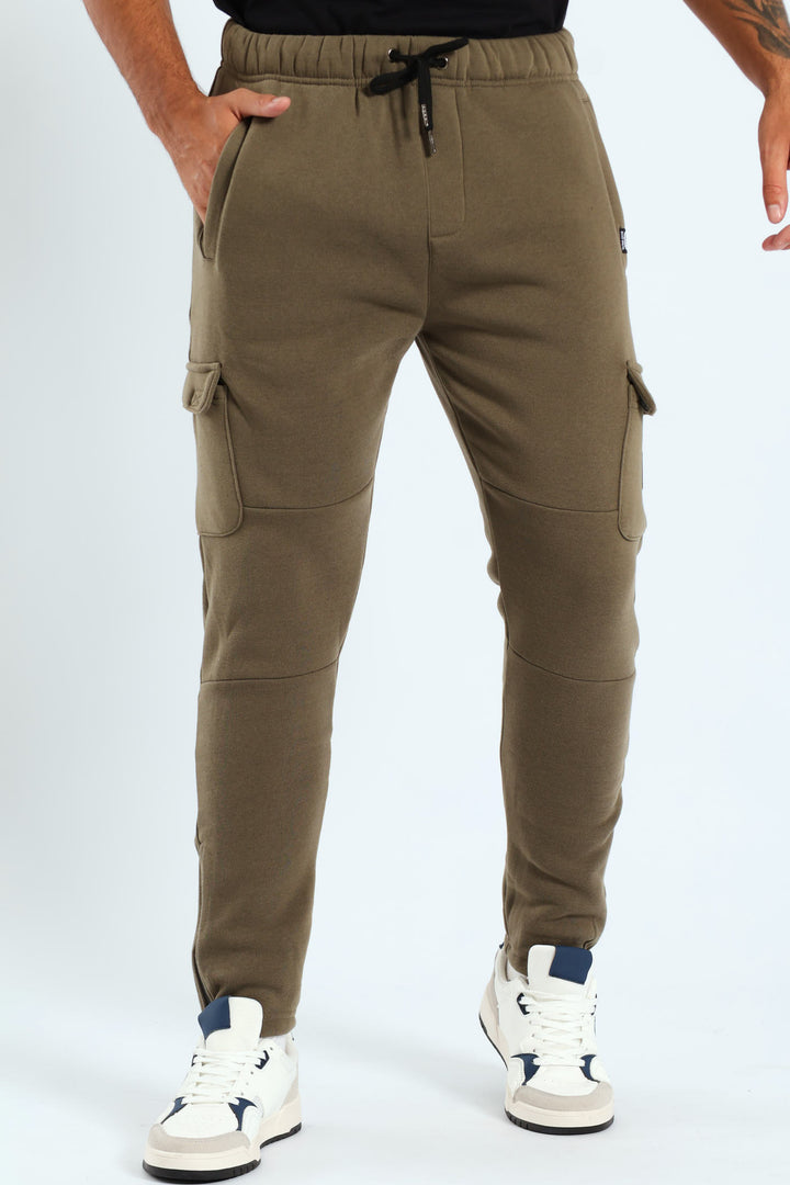 Patch Fleece Joggrer - Olive