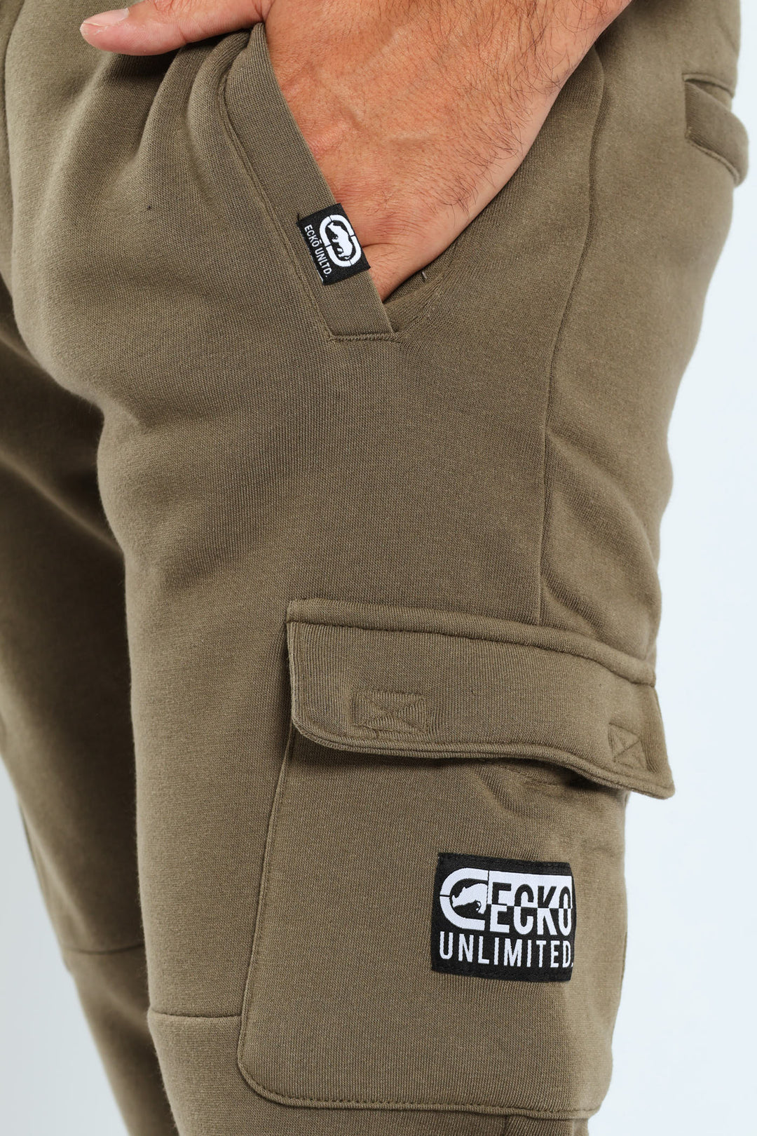 Patch Fleece Joggrer - Olive