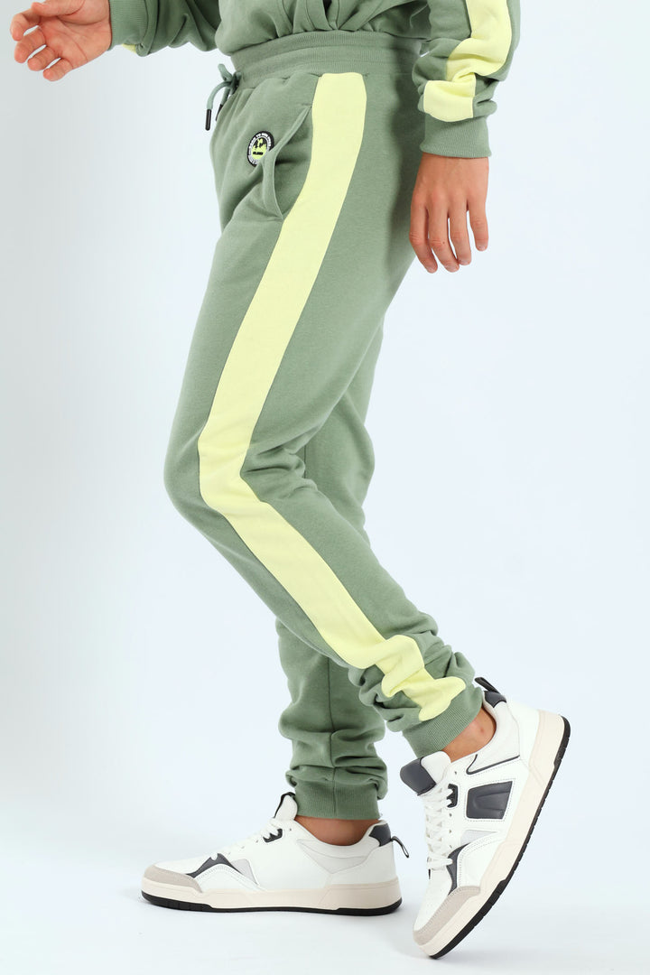 Boys Badge Jogger - Sage
