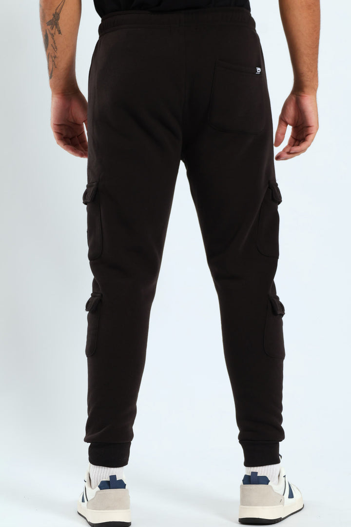 Patch Fleece Joggrer - Black