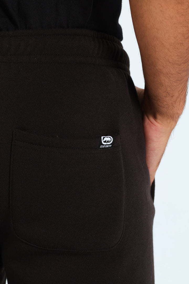 Patch Fleece Joggrer - Black