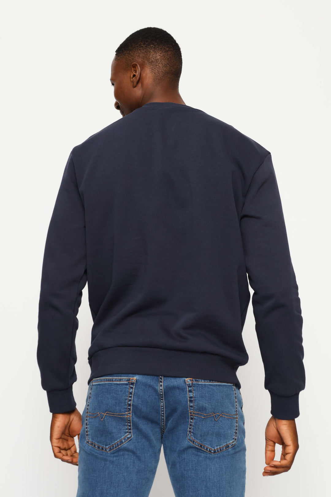 Aakil Crew Top - Navy