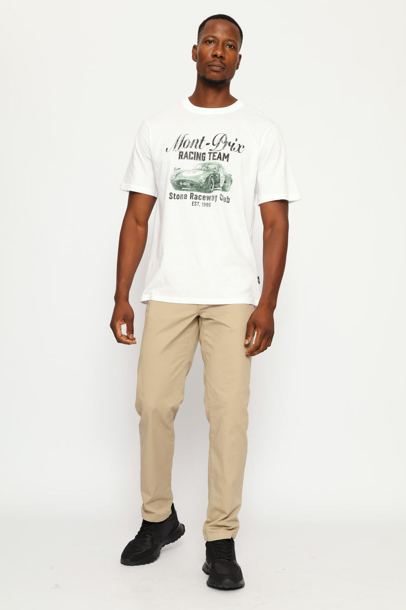 Mont Prix Racing Team Tee - White