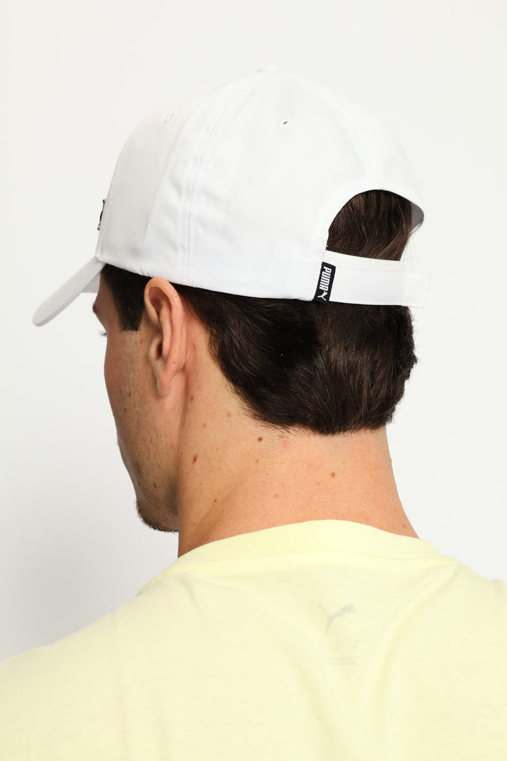 Essential Metal Cat Baseball Cap - White