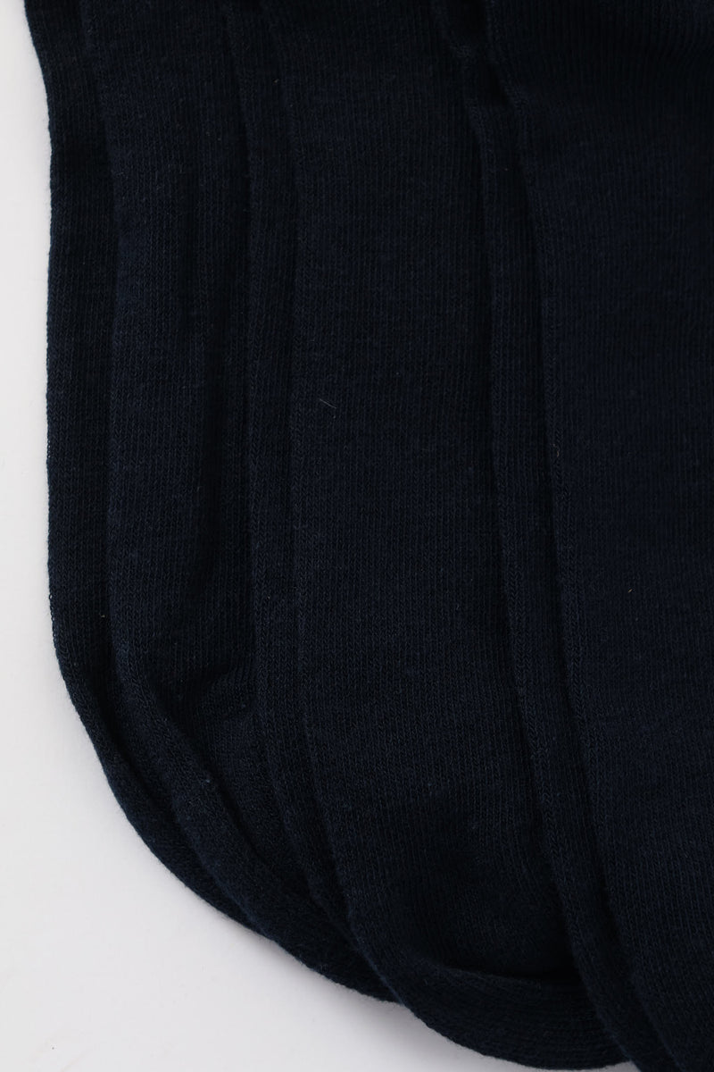 3 Pack Solid Anklet Socks - Navy