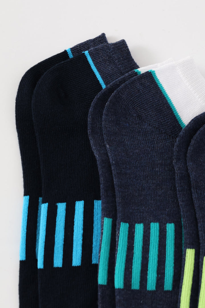 3 Pack Lowcut Socks - Blue