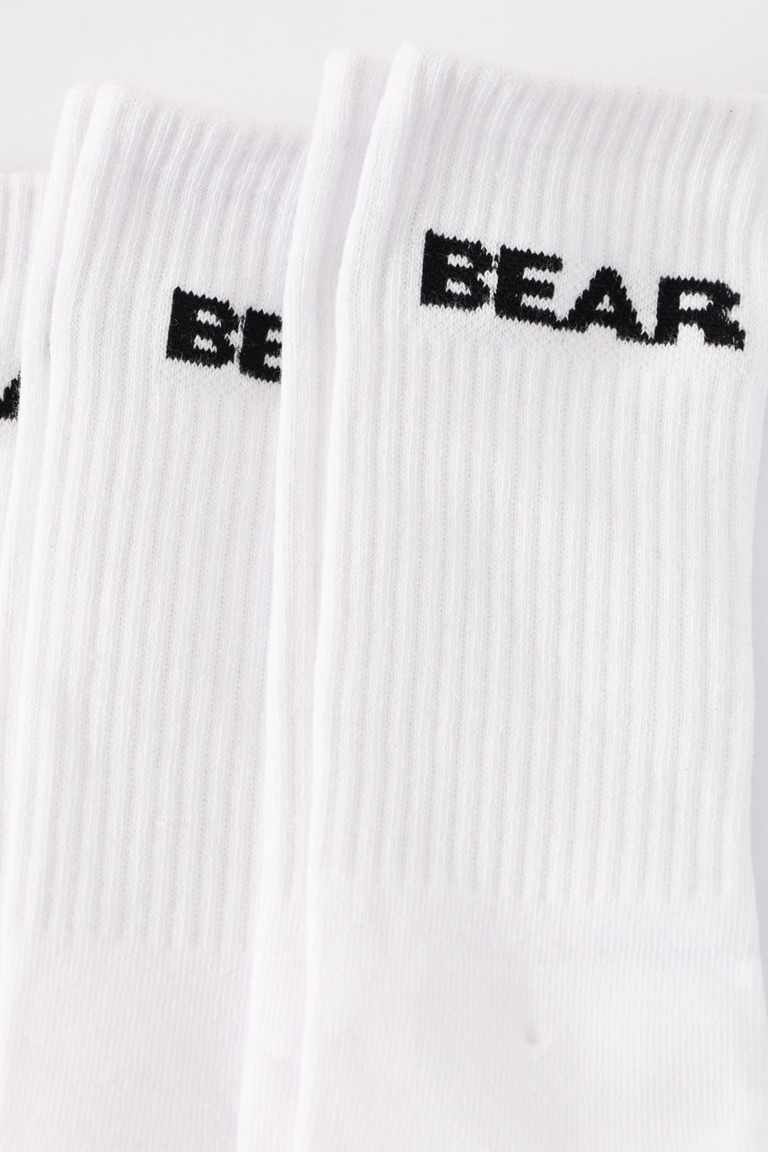 3 Pack Crew Cut Socks - White