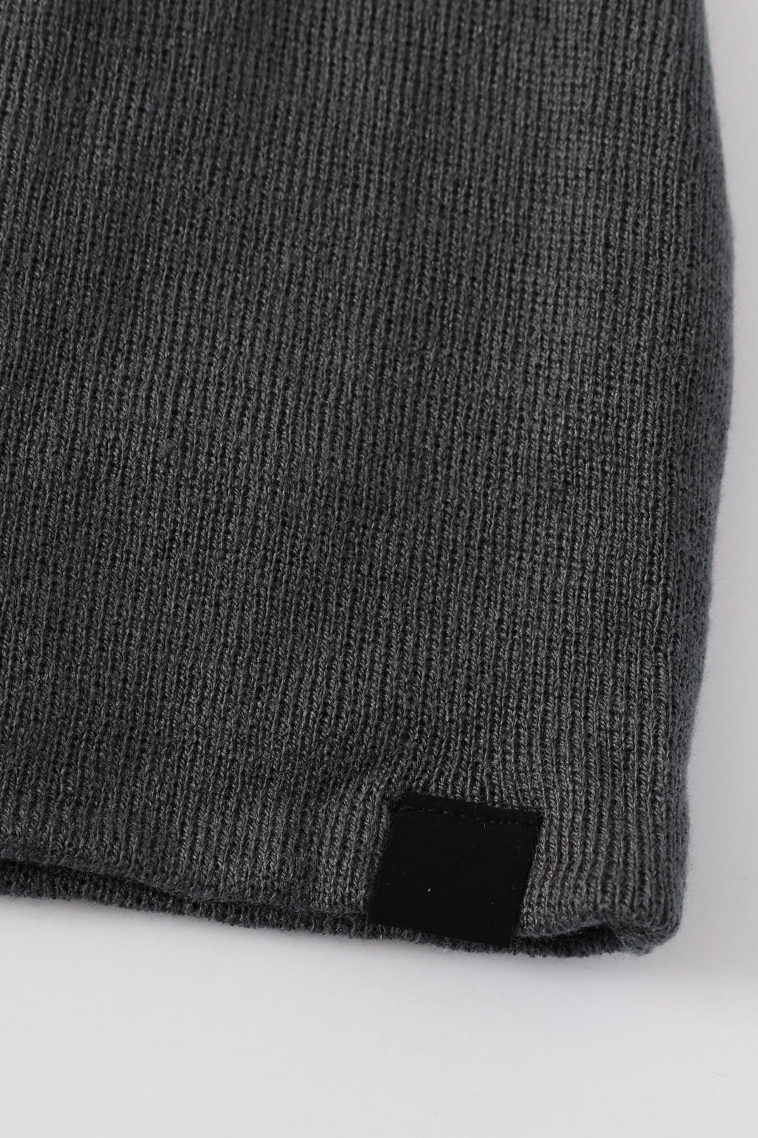 Micro Knit Beanie - Charcoal