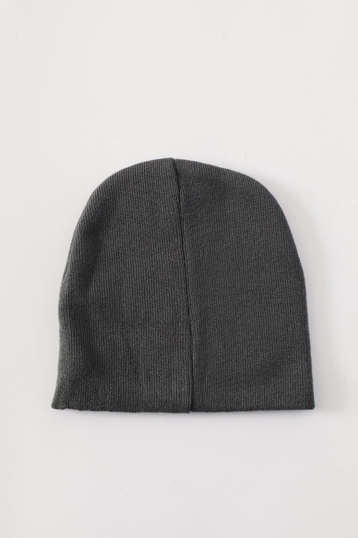 Micro Knit Beanie - Charcoal