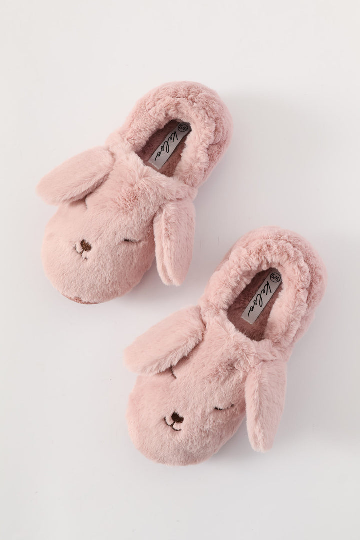 Novelty Dog Slipper - Blush