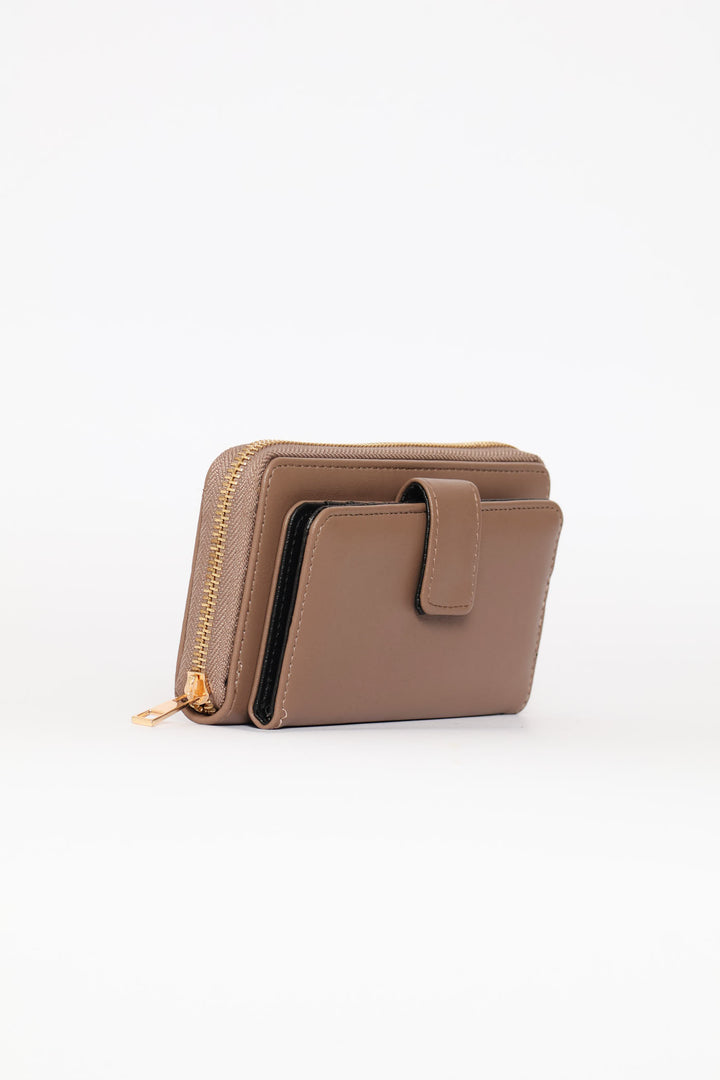 Flap Zip Around Purse