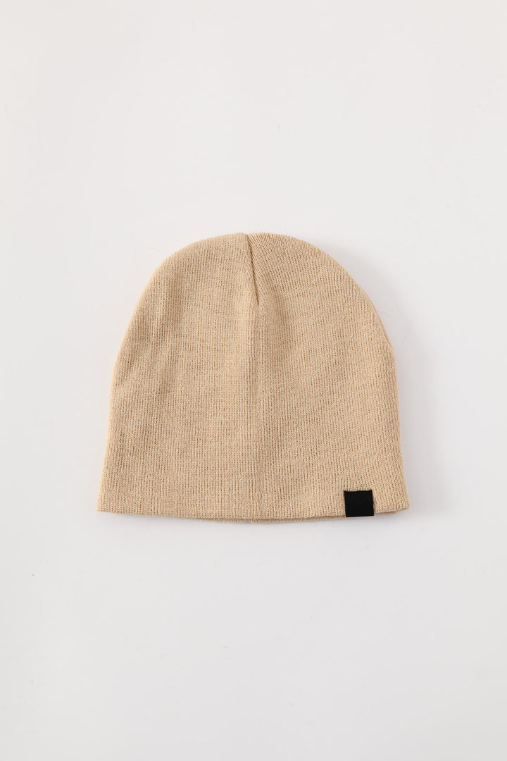 Micro Knit Beanie - Stone