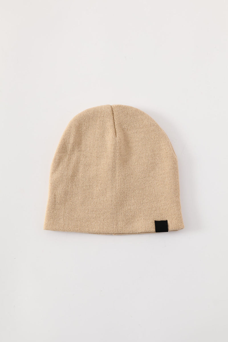 Micro Knit Beanie - Stone