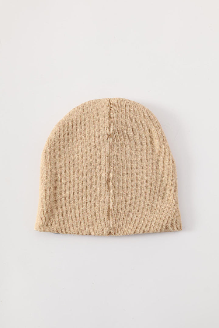 Micro Knit Beanie - Stone