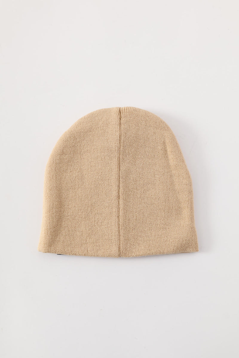 Micro Knit Beanie - Stone