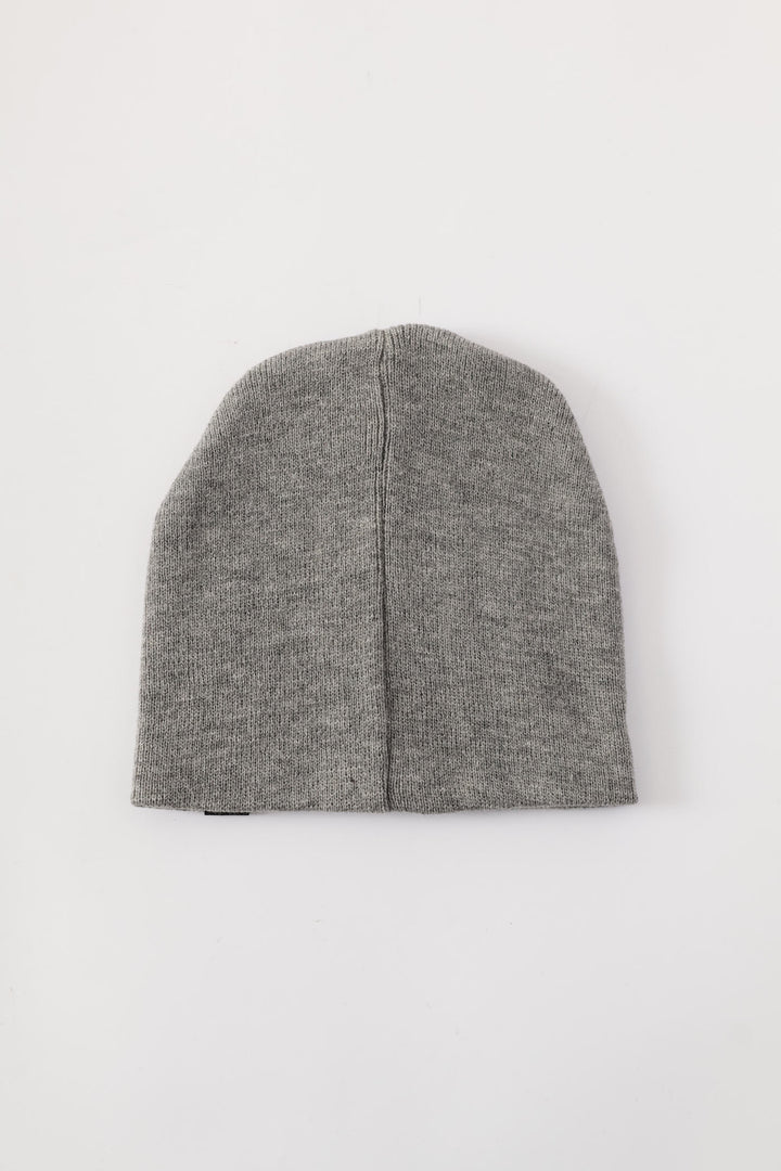 Micro Knit Beanie - Grey Melange