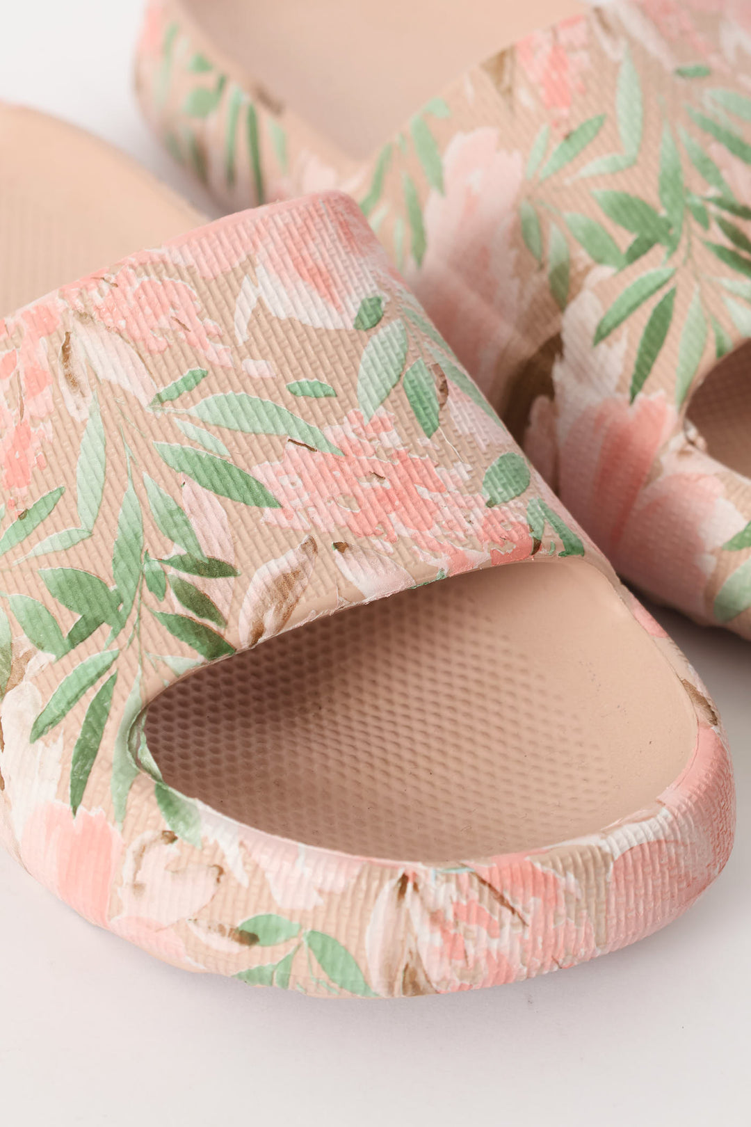 Printed Eva Mule Sandal - Blush