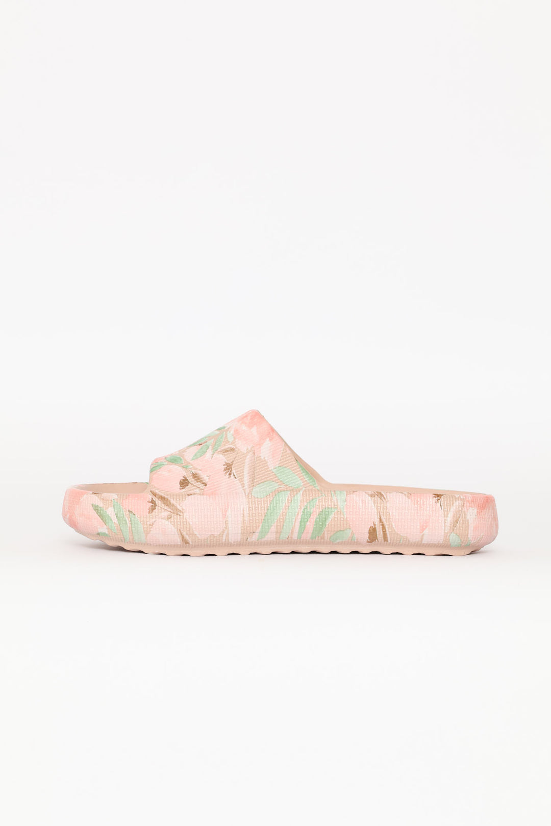 Printed Eva Mule Sandal - Blush