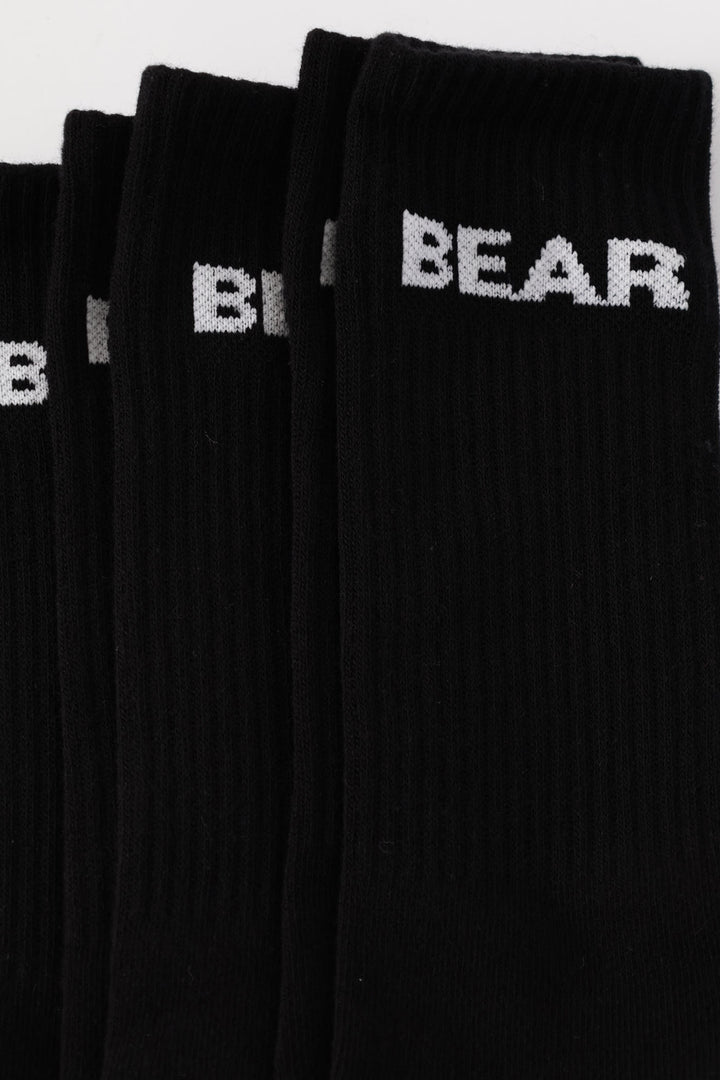 3 Pack Crew Cut Socks - Black
